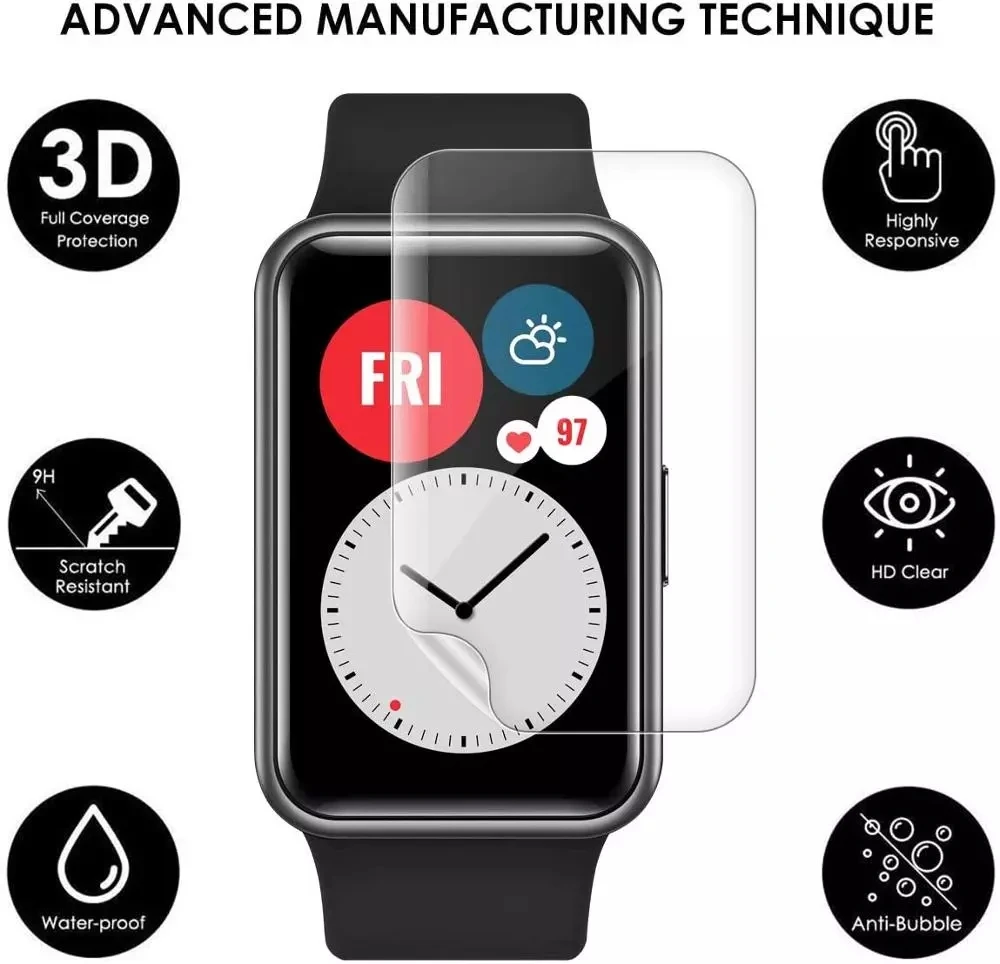 Hydrogel Screen Protector Film for Smartwatches