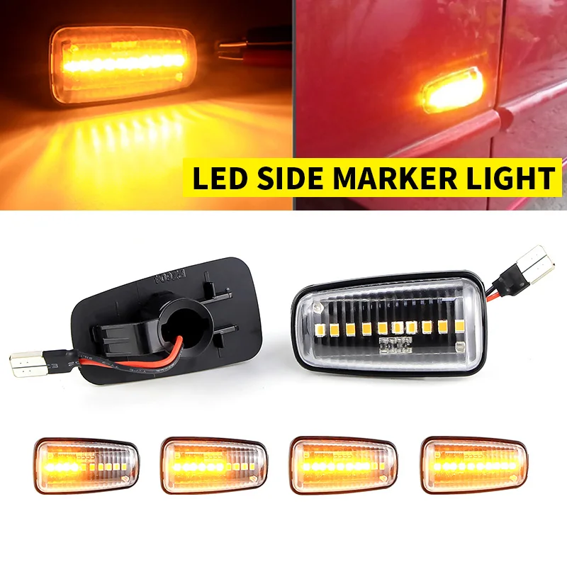 Clignotants Dynamiques LED Séquentiels - Compatible Peugeot, Citroën, Renault - Pour 106, 306, Berlingo, Jumpy, Etc. - 8