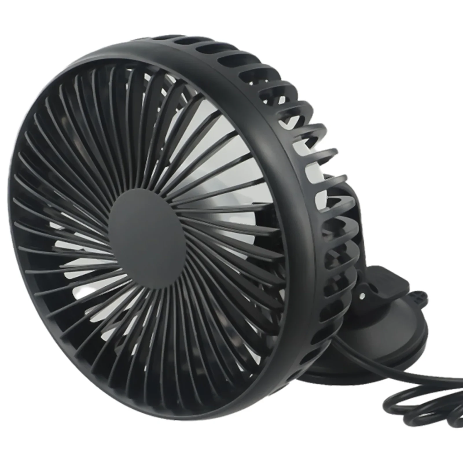 

Durable New Cooling Fan Suction Cup/stand Three-speed ABS Accessories Hot Day Mini Truck Adjustable Airflow Car