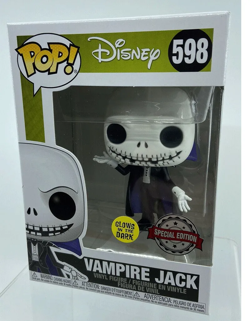 Funko Pop Vampire Jack Glows Disney 