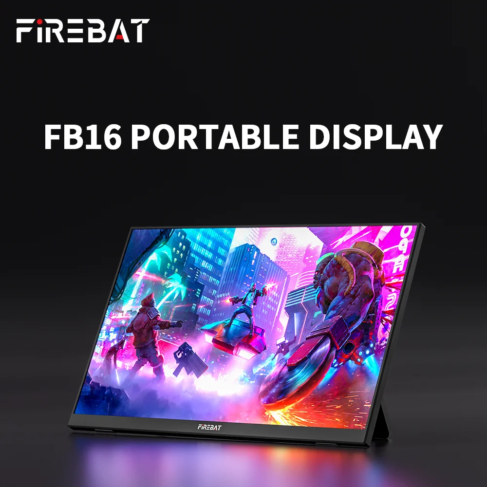FIREBAT 16インチ モバイルモニター FB15 S9d2e337543d245c3977e8c02be346