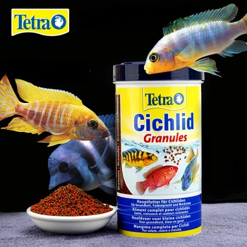 Tetra Cichlid Granules Clear Water Advanced Formula Aquarium Fish Food