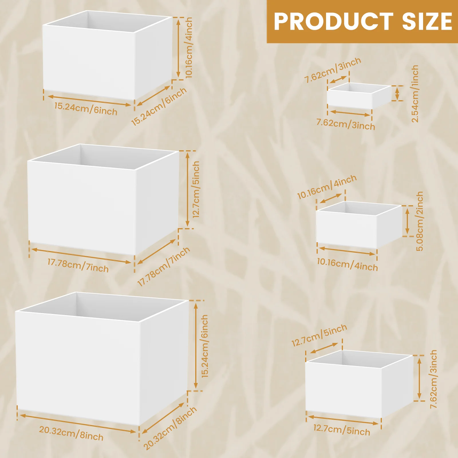 Acrylic Buffet Riser Food Display Stands Stackable