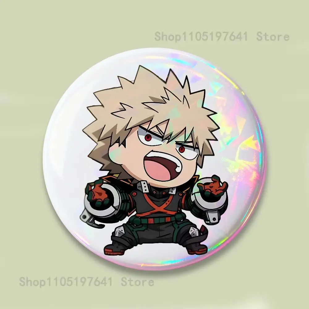 Bakugo Academia Heroes: Creative Button Badge Brooch