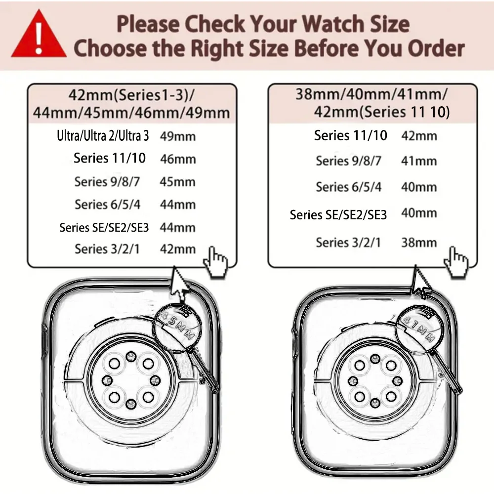 Premium Silicone Smartwatch Band Strap - Versatile Fit and Style