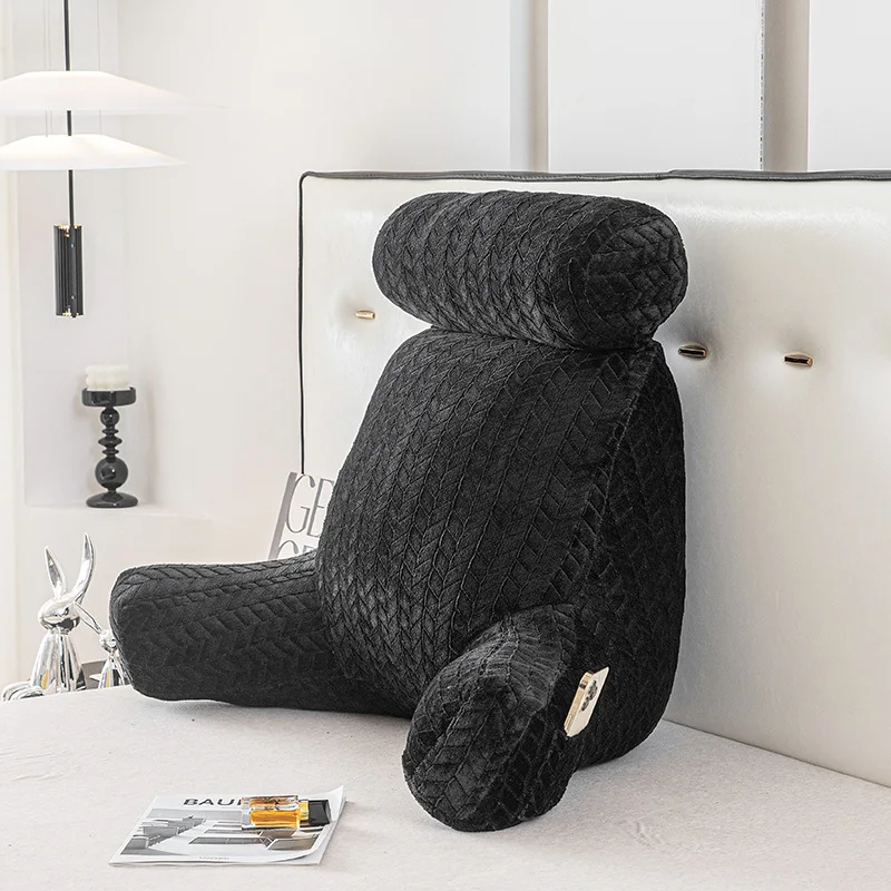 BedheadCushionSoftBagReadingPillowonBedBackLeaningAgainstTatamiArmrestsWaist