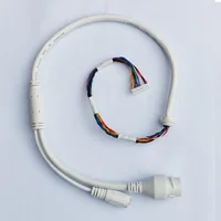 Ethernet  Lan Cable PoE RJ45 Network Cable 12 Pin 10 core  For hikvision ip camera 1