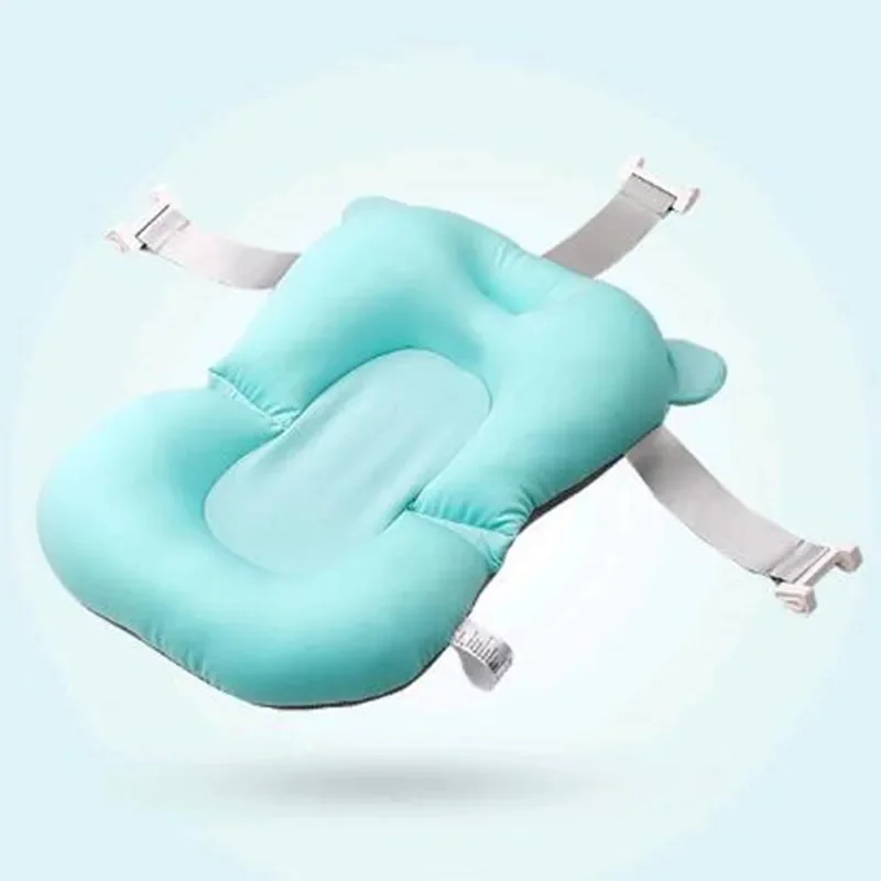 Tappetino di supporto per seggiolino da bagno per bambini Tappetino per vasca da bagno pieghevole Sedia per neonato Cuscino per vasca da bagno per neonato Cuscino per il corpo morbido e confortevole antiscivolo - immagine 5