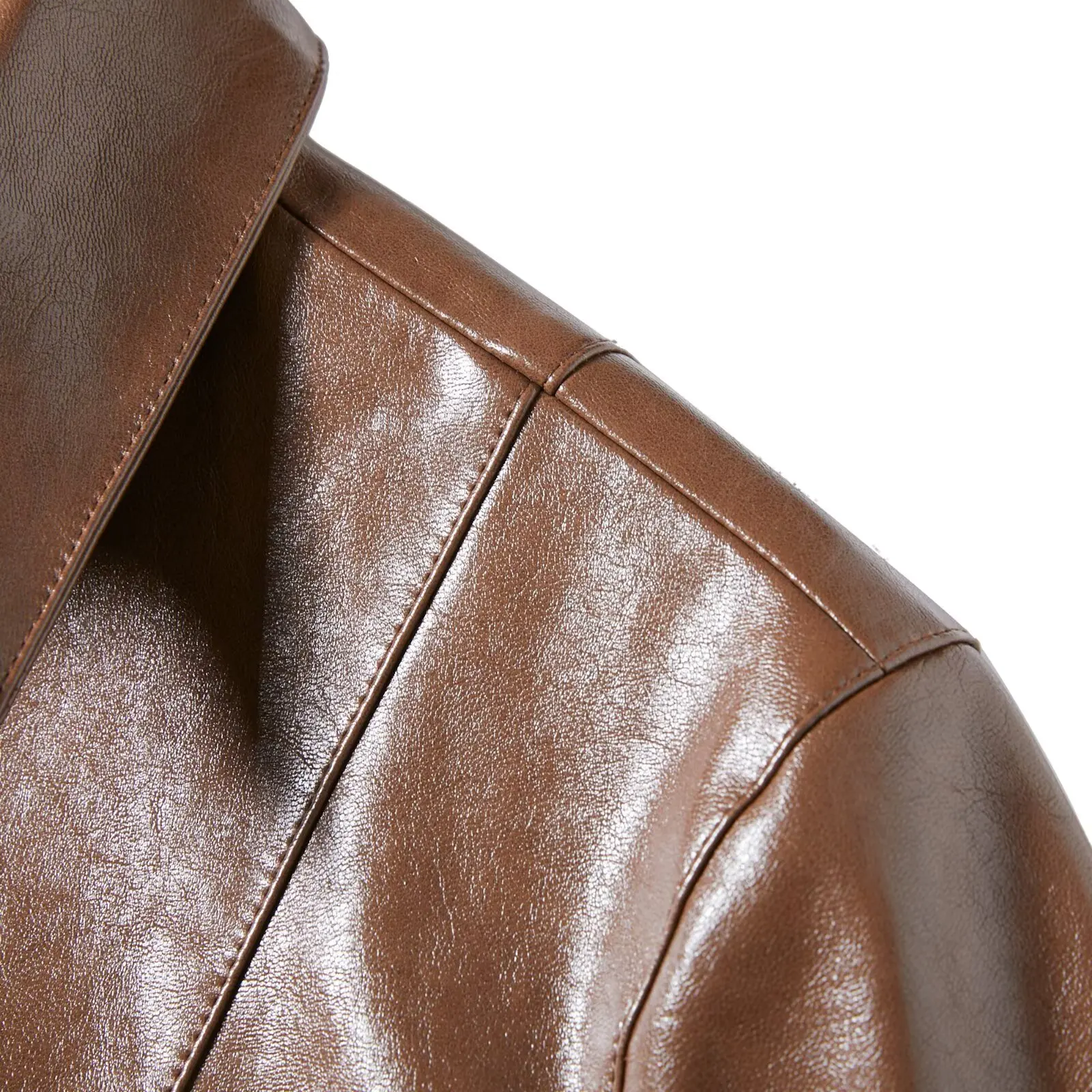 Leather Jackets Women's Coat 2025 zartins Elegant Fashion Faux Jackets Woman's Long Sleeve Tops Solid Streetwear Woman Jackets