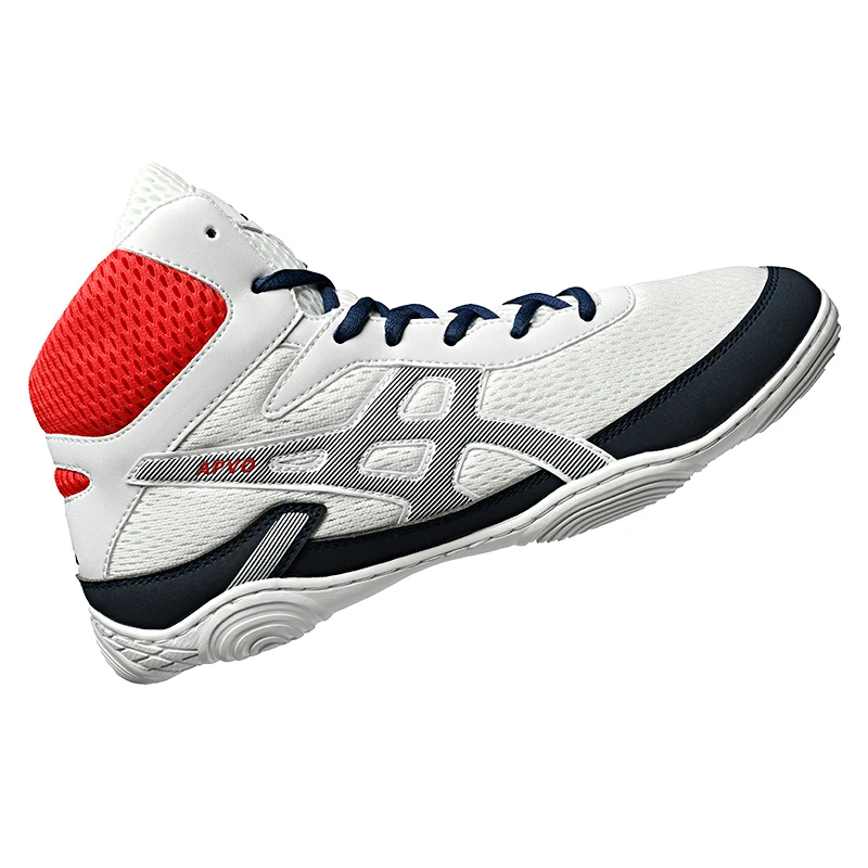 LiXingMing Boxing Shoes Men Women High Top Professional Wrestling Shoes Light Weight Boxing Training Fighting Contest Sneakers