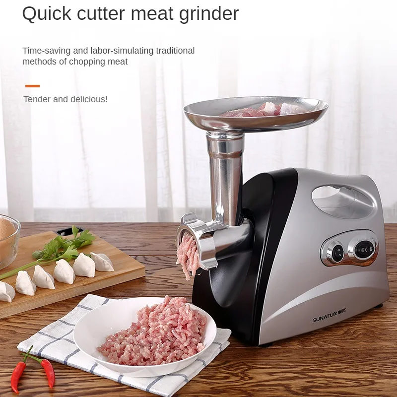 Electric Meat Grinder Commercial Kitchen Small Automatic Meat Mixer Enema Machine Procesador De Alimentos Electrico мясорубка electric meat grinder chopper stainless steel kitchen machines vegetable crusher slicer machine household mixer food processors