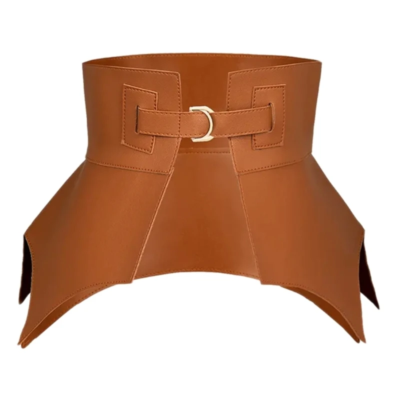Women Skinny Waist Belt for Dresses Heart Buckle Ladies Waist Band Solid Color P8DB
