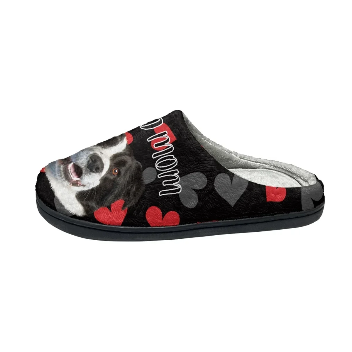 Lovely Dog Printed Women's Cotton Slippers Non-slip Ladies Home Shoes Dropshipping Comfortable Warm Flats Footwear Zapatos Mujer