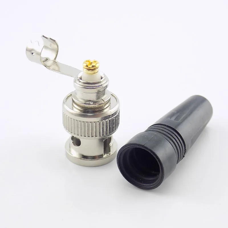 7083 - Connettore Adattatore Volante A Vite A BMC Maschio Per CCTV