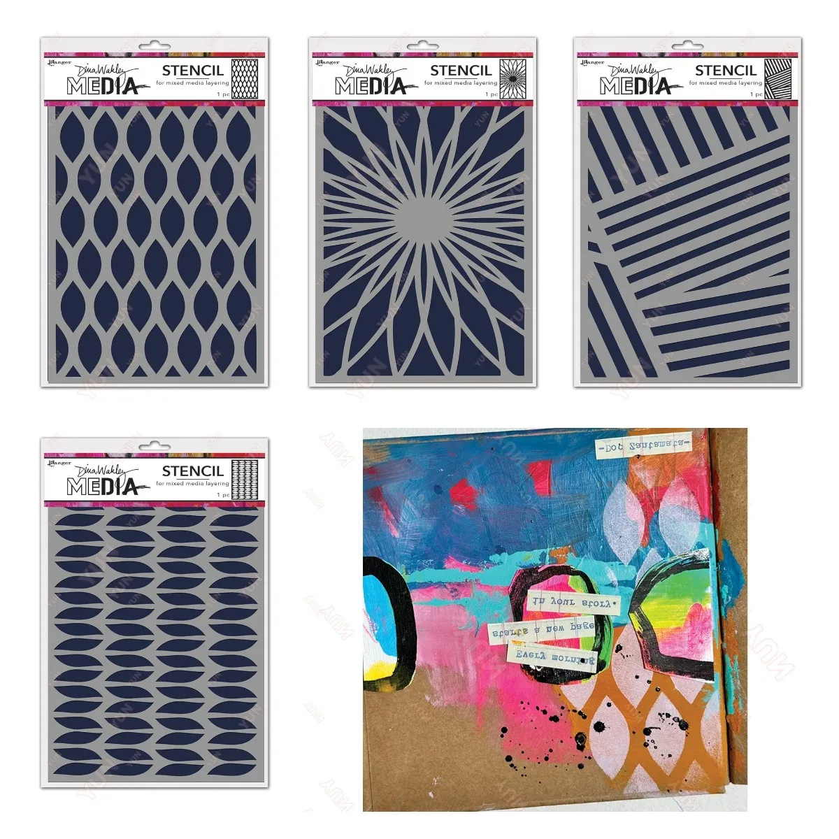 

Side Angle Layered Stencils Reusable Craft Templates Kids Fun DIY Painting Scrapbooking Coloring Folder