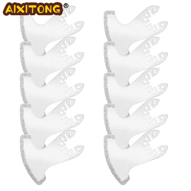 

5/10/20 Pcs Oscillating Multi Tool Diamond Segment Kit Swing Grit Grout Blades Wood Saw Blade Disc New Sickle Type