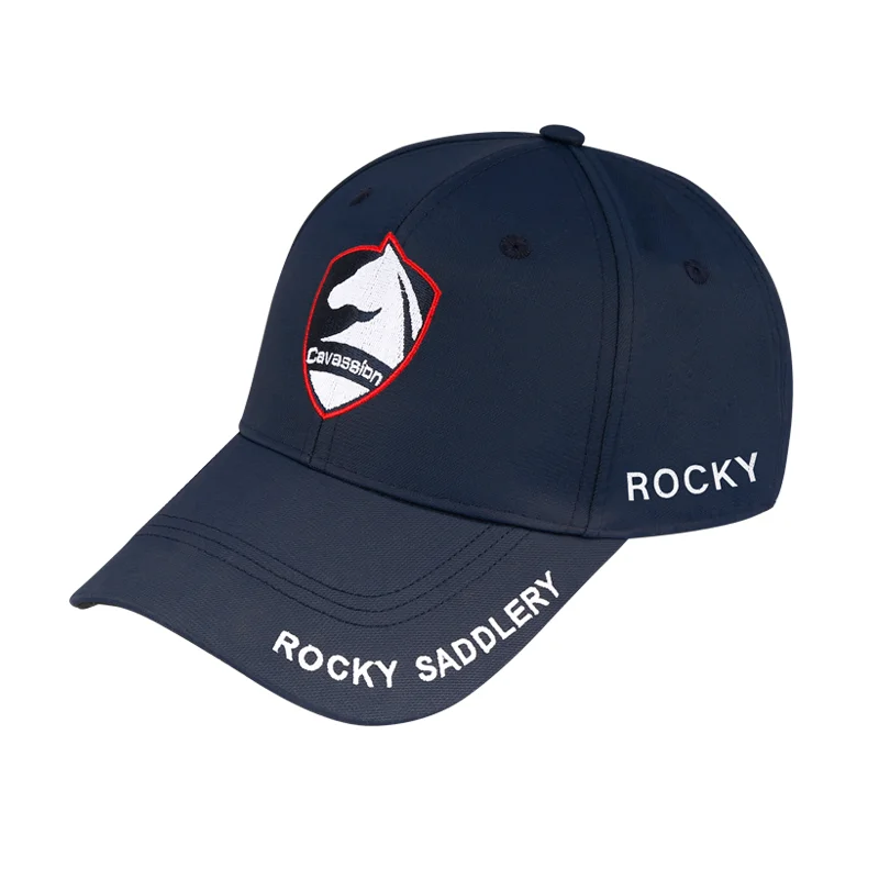 

Navy Color Horse Logo Equestrian Sunhat Riding Headress sun cap rider equipment