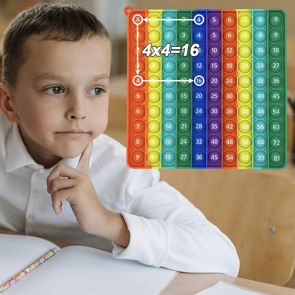 9x9 Multiplication Games Board Math Practice Activity Fidget Toys Times Table Numbers Learning Toys Educational Stationery Kids board games fidget toys math toys learning puzzle toys learning board toy teaching aids toys