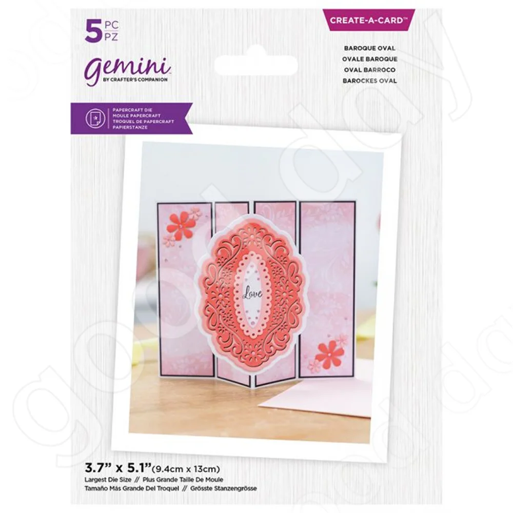 

New Arrival 2022 hot sale Baroque Oval Metal cutting Dies Scrapbook Diary Decoration Embossing Template Diy Card Handmade