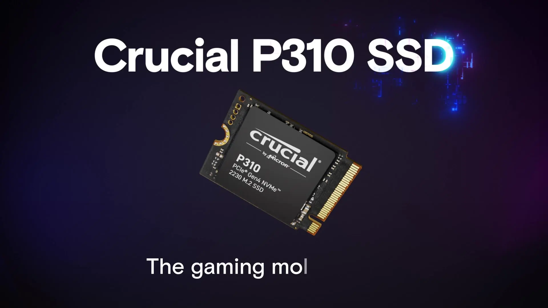 Crucial P310 SSD 1TB 2TB 2230 M.2 (NVMe PCIe 4.0 * 4) read speed