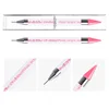 1PCS Acrylic Double Head Rhinestone Picker Dotting Pen Crystal Beads Handle Wax Pencil Manicure Point Drill Pen Nail Art Tools#5 3