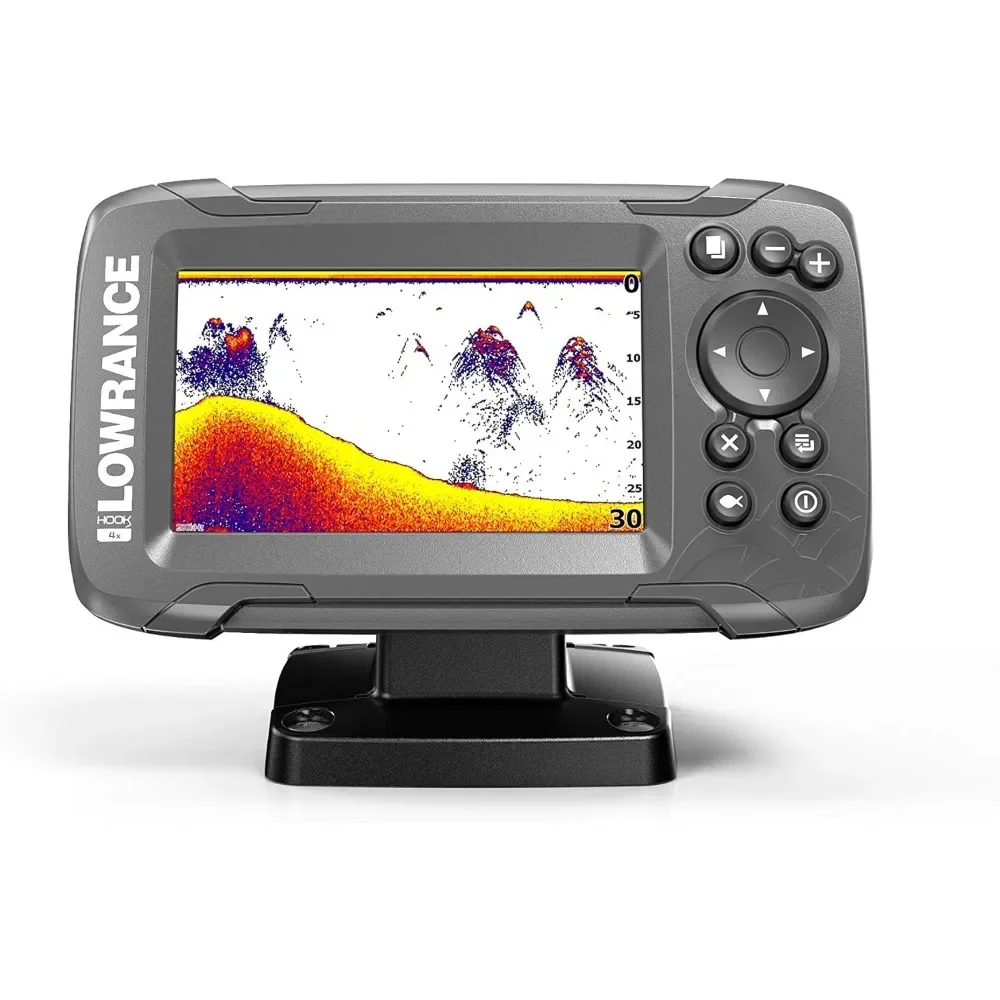  Lowrance HOOK2 4X Fish Finder + Scotty 141 Kayak/SUP Transducer  Mounting Arm : Electronics