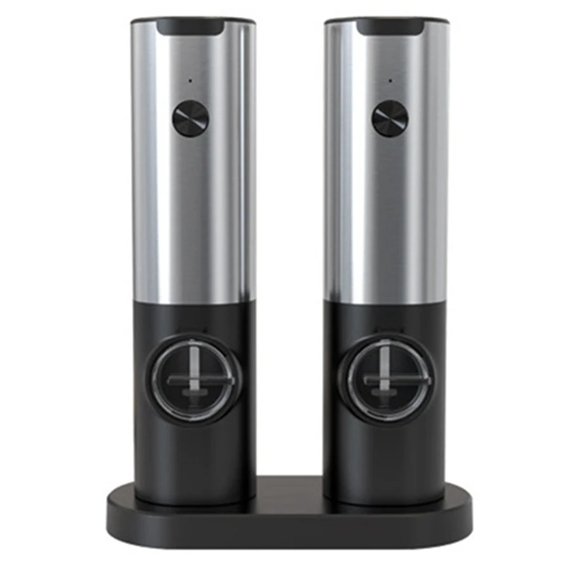 

Rechargeable Electric Salt Pepper Grinder Mill LED Gravity-Sensing Pepper Electric Grinder