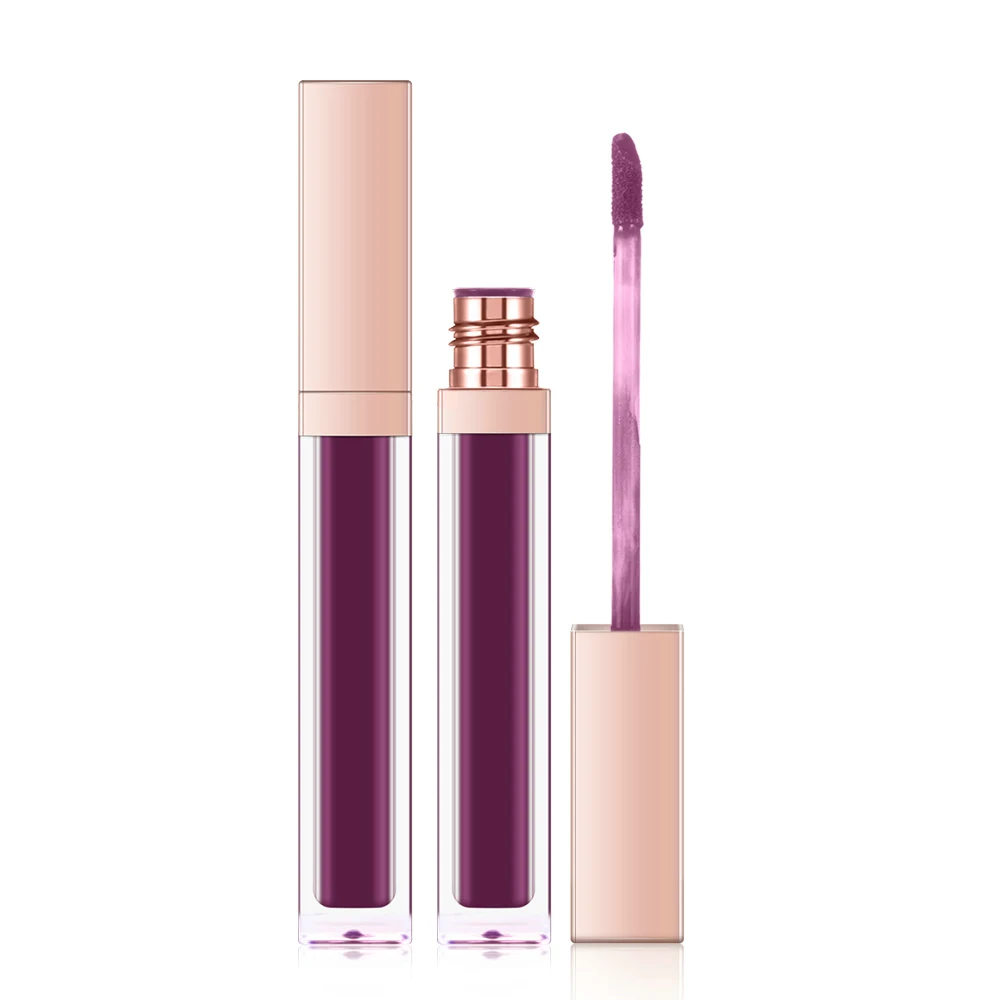 

Custom 19 Colors Matte Non-sticky Cup Lip Gloss Bulk Transparent Long Lasting Moisture Nourish Lip Beauty Makeup Private Label