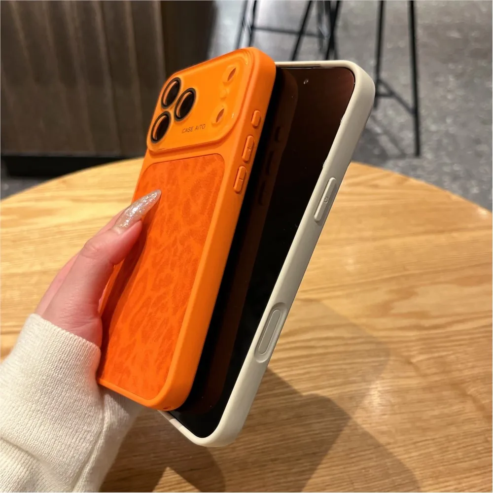 รูปสินค้า เคสโทรศัพท์ลายเสือดาว ผิวด้าน ป้องกันเลนส์กล้อง สวยทนสุดคุ้ม