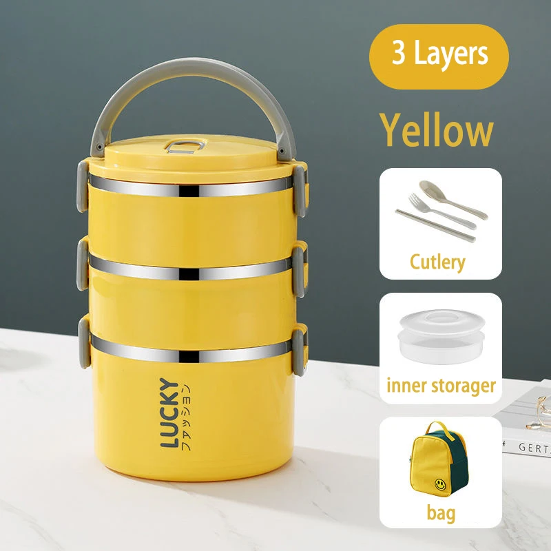 3 Yellow With Bag