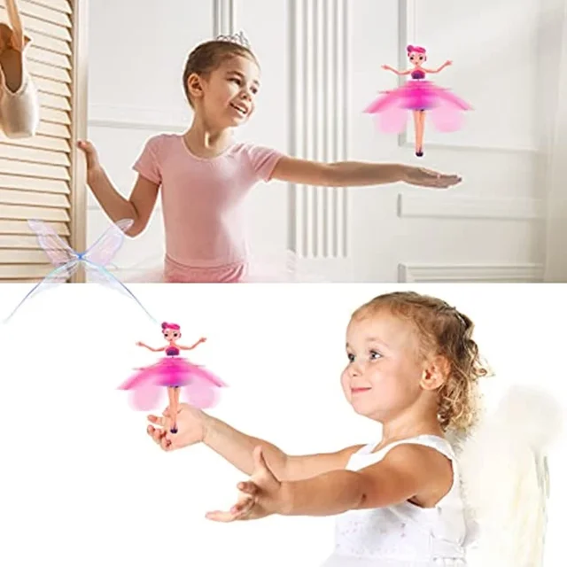 Magic Repülő Fairy Princess Doll, Tündérjátékok Lányok, Játék Rc Beltéri És Kültéri Játékok Fiúk Számára - Image 3