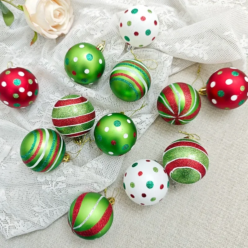 Painted Christmas Ball Ornaments