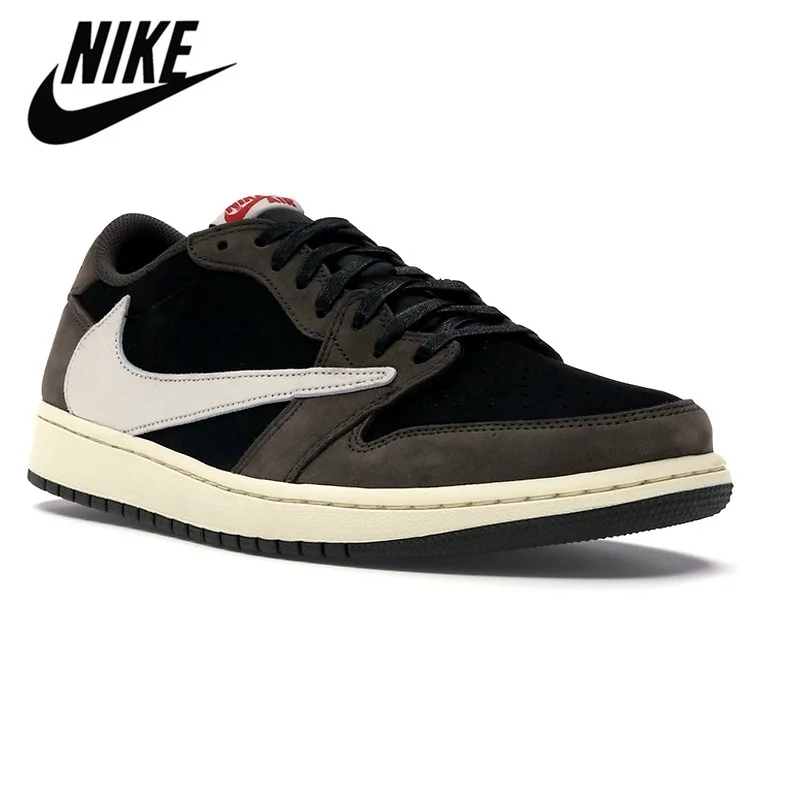 NIKE AIR JORDAN 1 Low Travis Scott czarny palec OG6 oryginalny