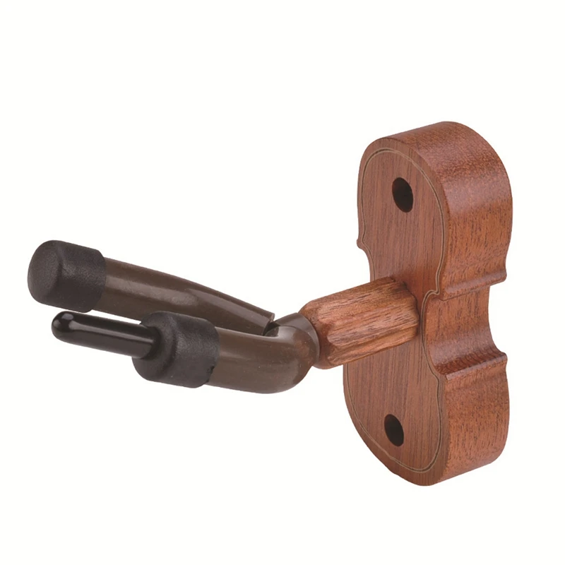 

10X New Wall Mount Violin Hanger Hook With Bow Holder For Home & Studio(Mahogany)
