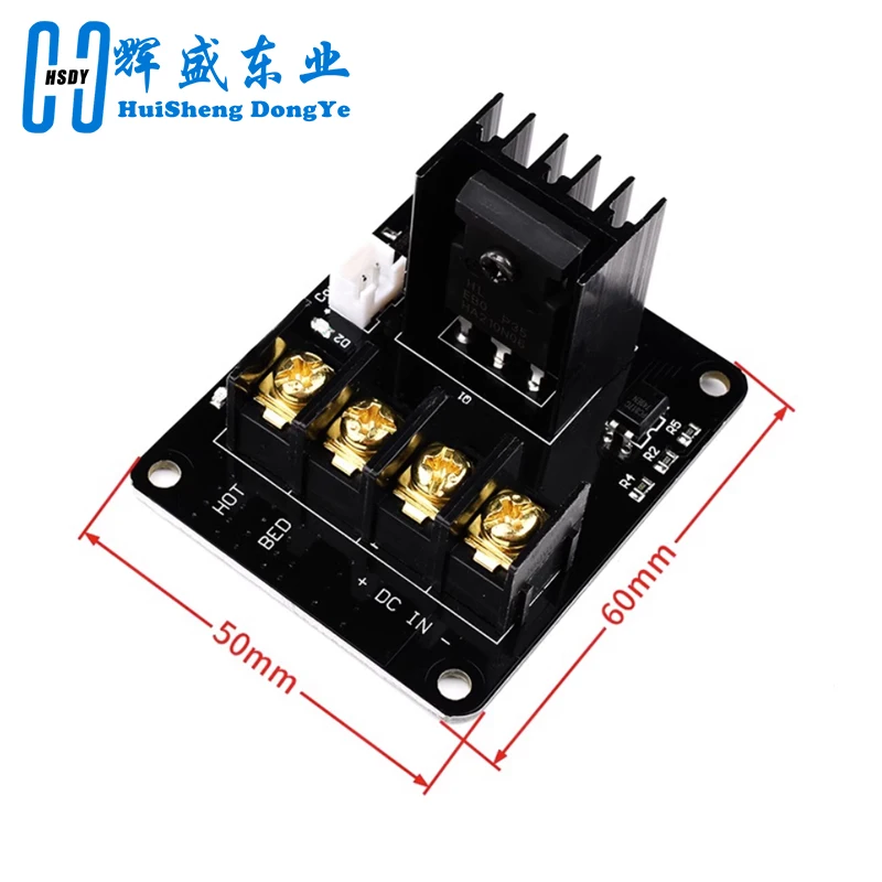 Фото Новый 3D-принтер Hot Bed MOSFET плата расширения мощности/модуль питания тепловой платформы для Anet A8 A6 A2 Compate Black Ramps 1,4 №2