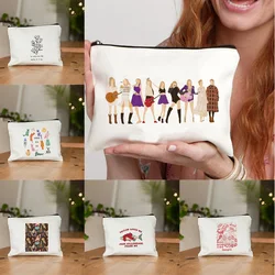 Taylor version Cosmetic Bag Swift Makeup Case Ts merch Travel Toiletries the ear tour Organizer Storage Make Up Pouch Pencil Bag
