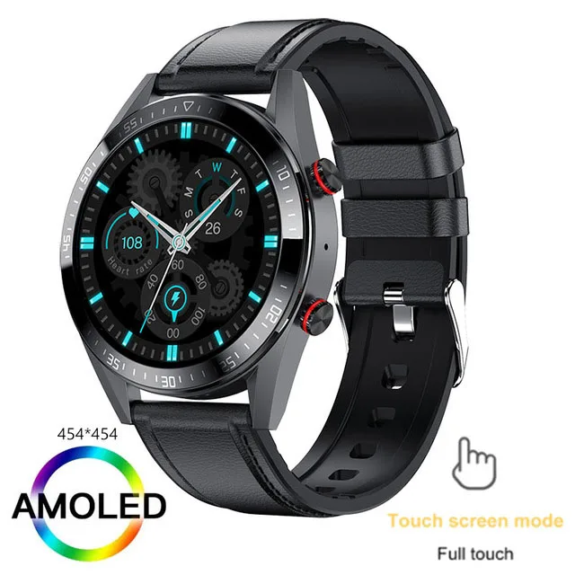 SACOSDING Smart Watch Men 454*454 AMOLED Screen Always Display The Time Bluetooth Call Local Music Smartwatch For Huawei Xiaomi 