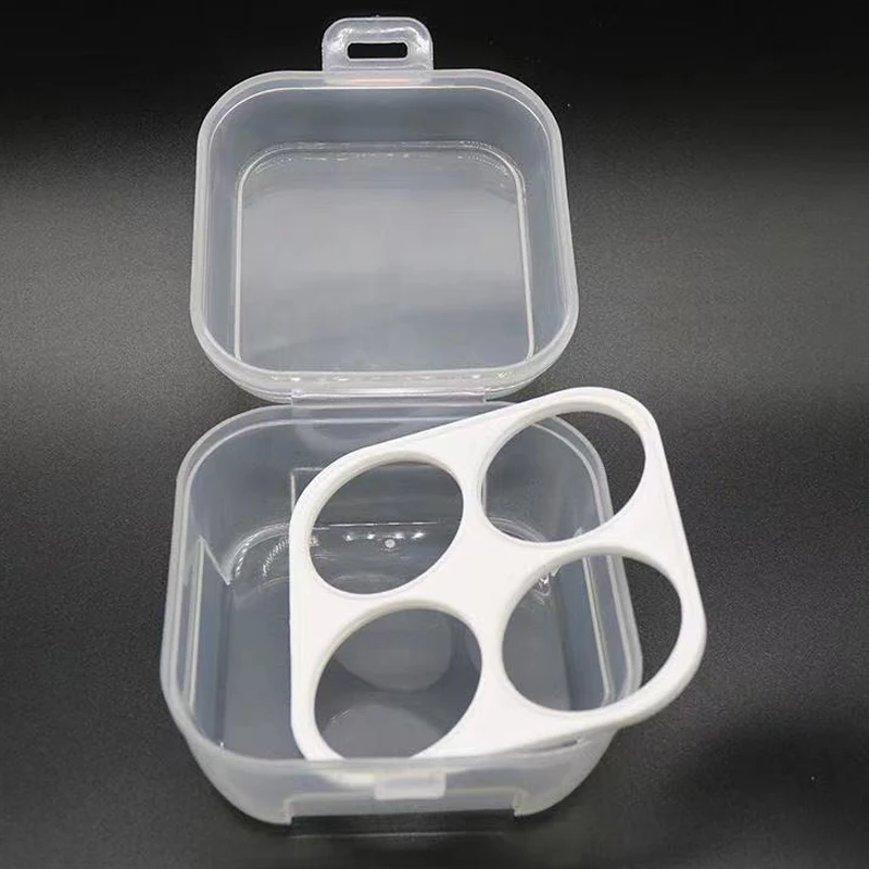 Cosmetic Egg Storage Box Beauty Sponge Stand Storage Case Makeup Blender Puff Holder 1PC Empty Cosmetic Transparent Puffs Box makeup puff holder
