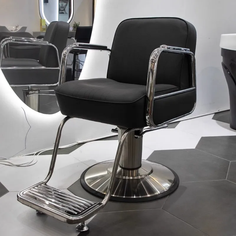 Cosmetic Equipment Barber Chairs Shampoo Adjustable Modern Barber Chairs Simplicity Silla Barberia Commercial Furniture RR50BC equipment simplicity barber chairs modern adjustable speciality barber chairs beauty silla barberia commercial furniture rr50bc