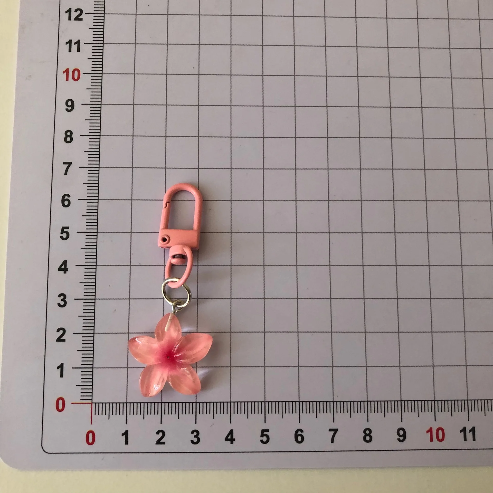 Jelly Flower Keychain Detail