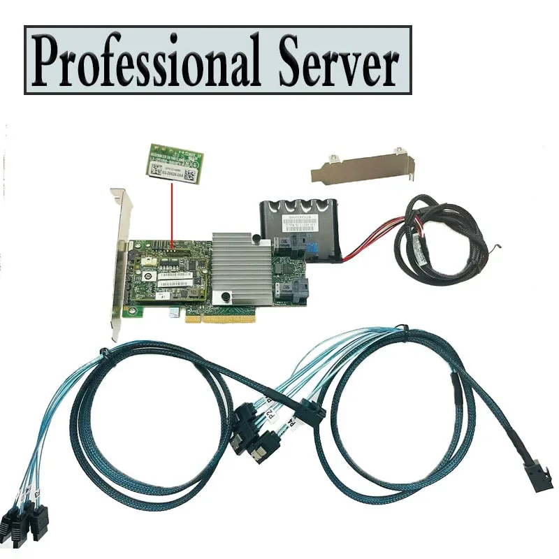 

LSI S3108 NEC 9362-8i 1GB RAID 0/1/5/6 12 Gb/s контроллер + 2 * SFF-8643 SATA + BBU