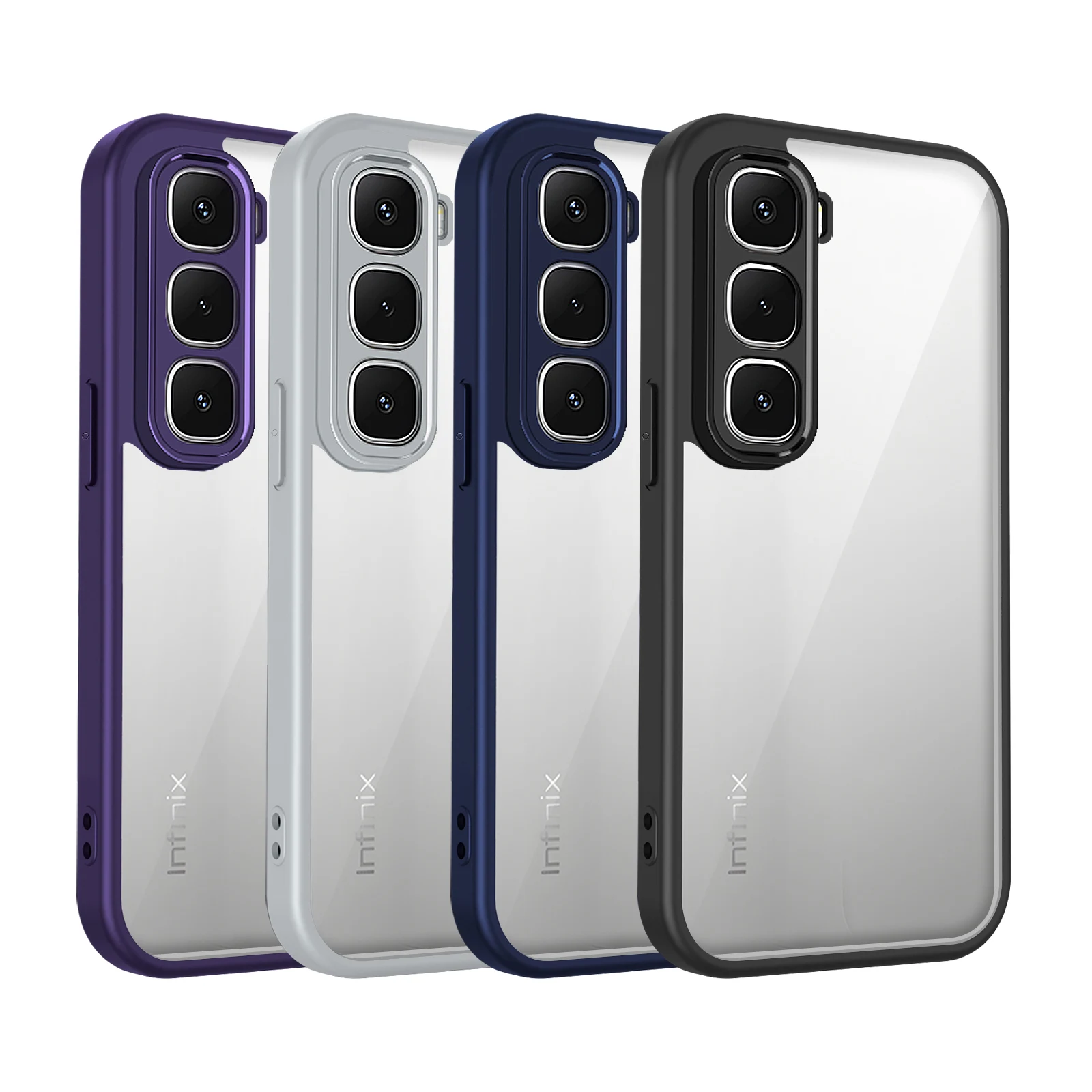 For Infinix Hot 60i Case Infinix Hot 60 Phone Case Infinix Hot 60 Pro Cover Cushion Silicon Bumper Clear Matte Back Cover Hard