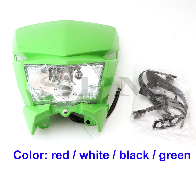 Per Kawasaki Kmx Kx Klx Klr Kle Zzr Kdx 110 125 140 250 300 450 Wr Carenatura Faro Sportivo Fuoristrada