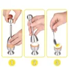 Stainless Steel Egg Topper Shell Opener Egg Cutter Cracker Metal Egg Cups Stand Holders for Soft Hard Boiled Eggs Kitchen Tools 2
