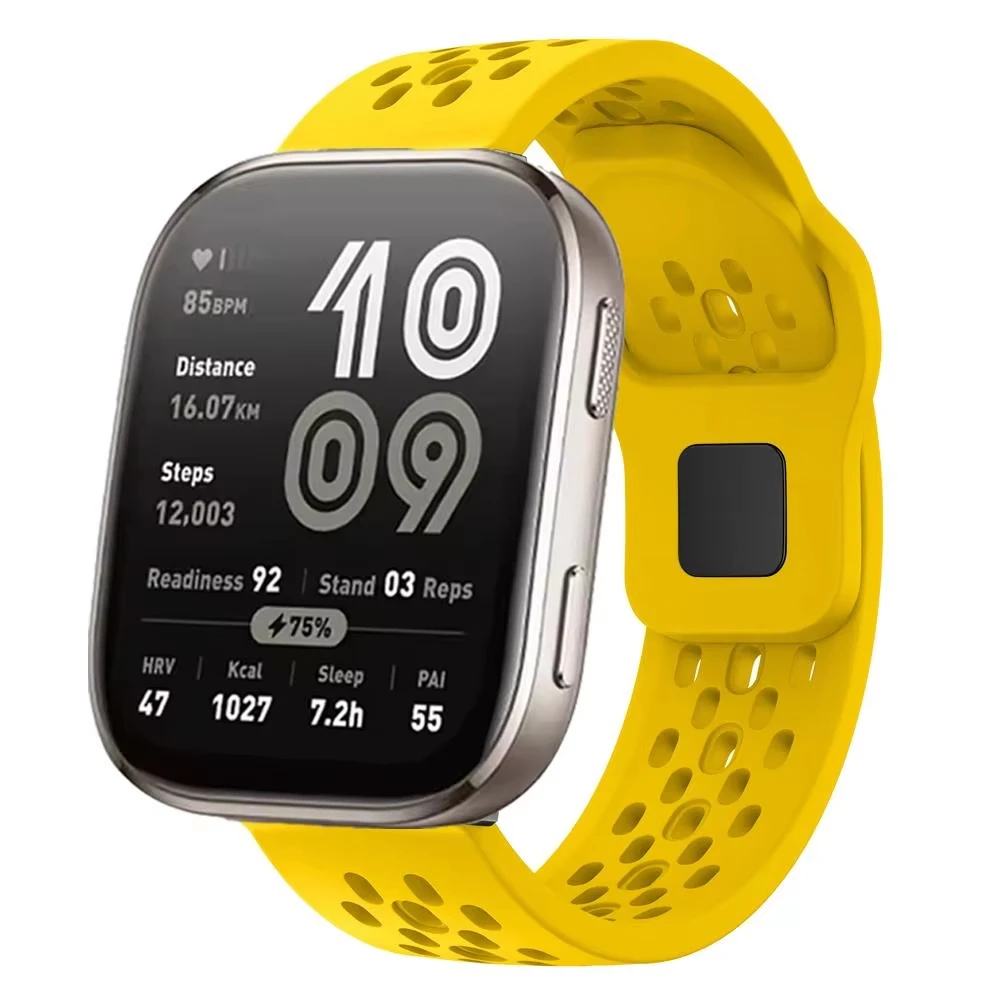 Breathable Silicone Sport Watch Band - 22mm Watch Strap