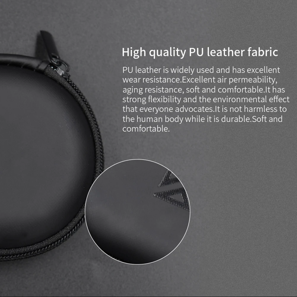 1-10PCS KZ Earphone Accessories Wired Headphones Case Bag EVA Zipper Storage Box for BA10 AS10 ES4 KZ CAA for Xiaomi Universal