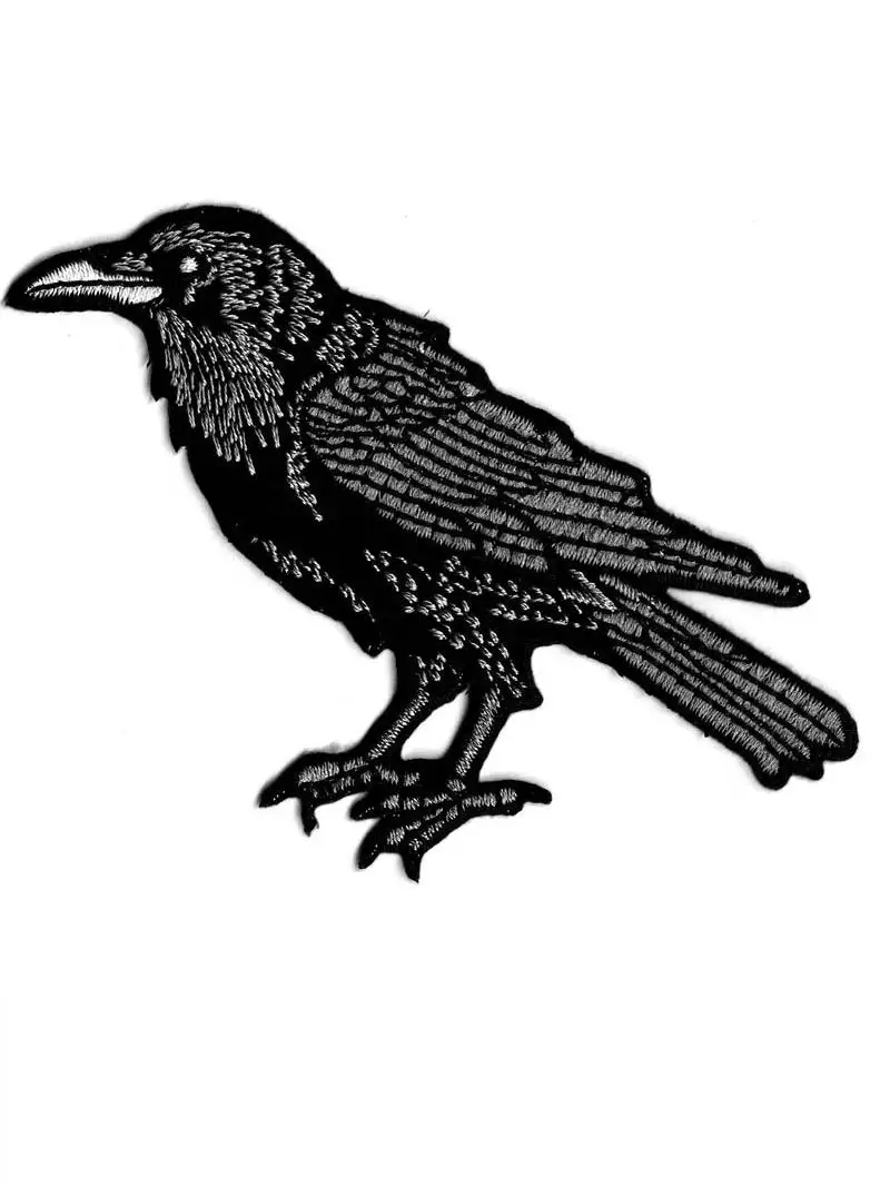 Iron on Embroidered Bird Baing Patch B488 Clothing Repair Decorative Adhesive Fabric Patch DIY Sewing Accories