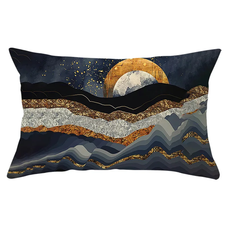 30x50cm Sun Mountain Landscape Pillowcase Decorative Sofa Cushion Case Bed Pillow Cover Home Decor Gift Car Cushion Cover