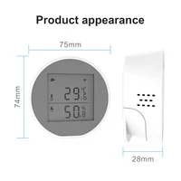 Tuya WIFI Temperature Humidity Sensor Indoor Hygrometer Thermometer Detector Smart Life App Support Alexa Google Home - Image 6