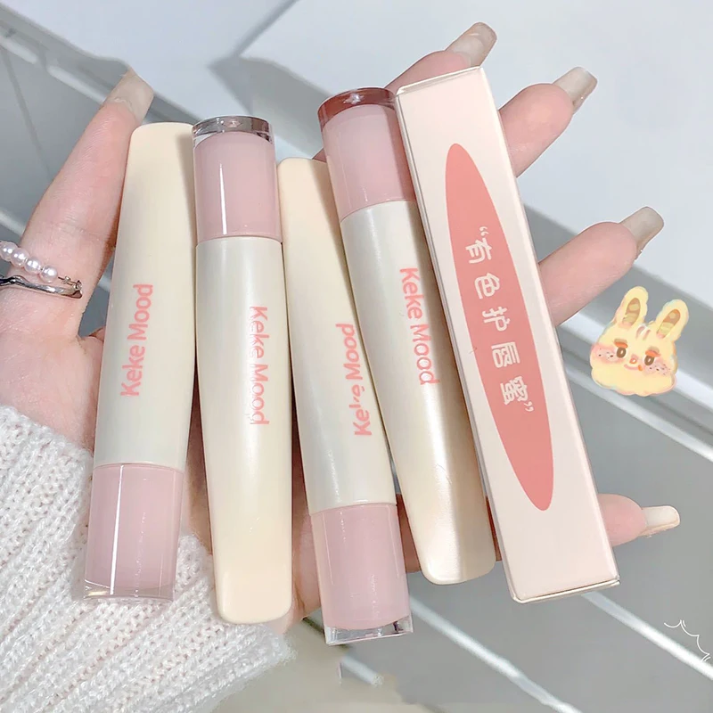 Lip Essence Jelly Water Lip Gloss Clear Light Hydrating Lip Tint Mirror Glossy Lip Glaze Tube Moist Lip Stick Lip Care Cosmetics 6